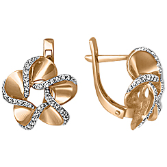 

Серьги женские из золота ЮЗ Платина 02-3532-00-401-1110-33, фианит, 02-3532-00-401-1110-33
