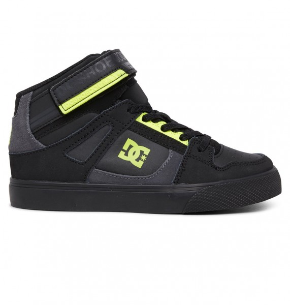 фото Детские высокие кеды pure high-top ev черный 6.5m us dc shoes adbs300324