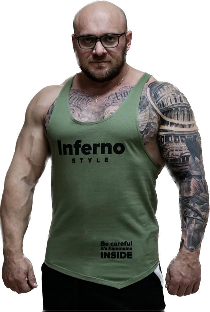 

Майка мужская INFERNO style М-004-002 хаки 3XL, М-004-002