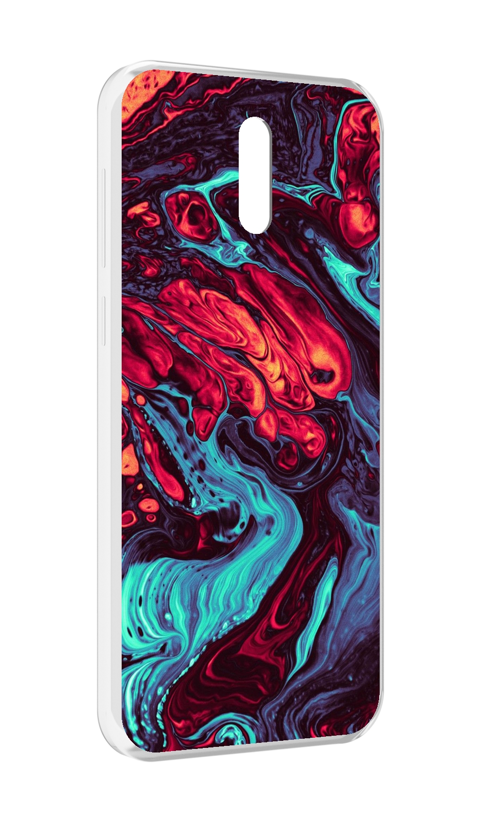 

Чехол MyPads разбавленная краска для Alcatel 3L (2019), Прозрачный, Tocco