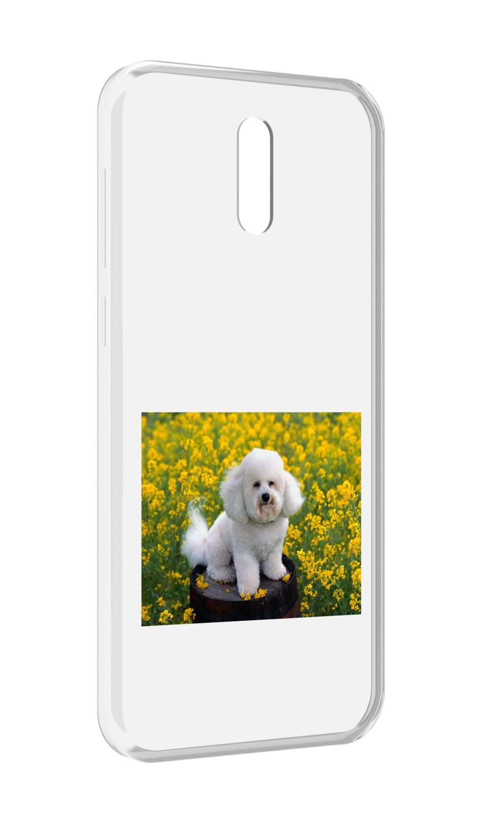 

Чехол MyPads пудель белыи для Alcatel 3L (2019), Прозрачный, Tocco