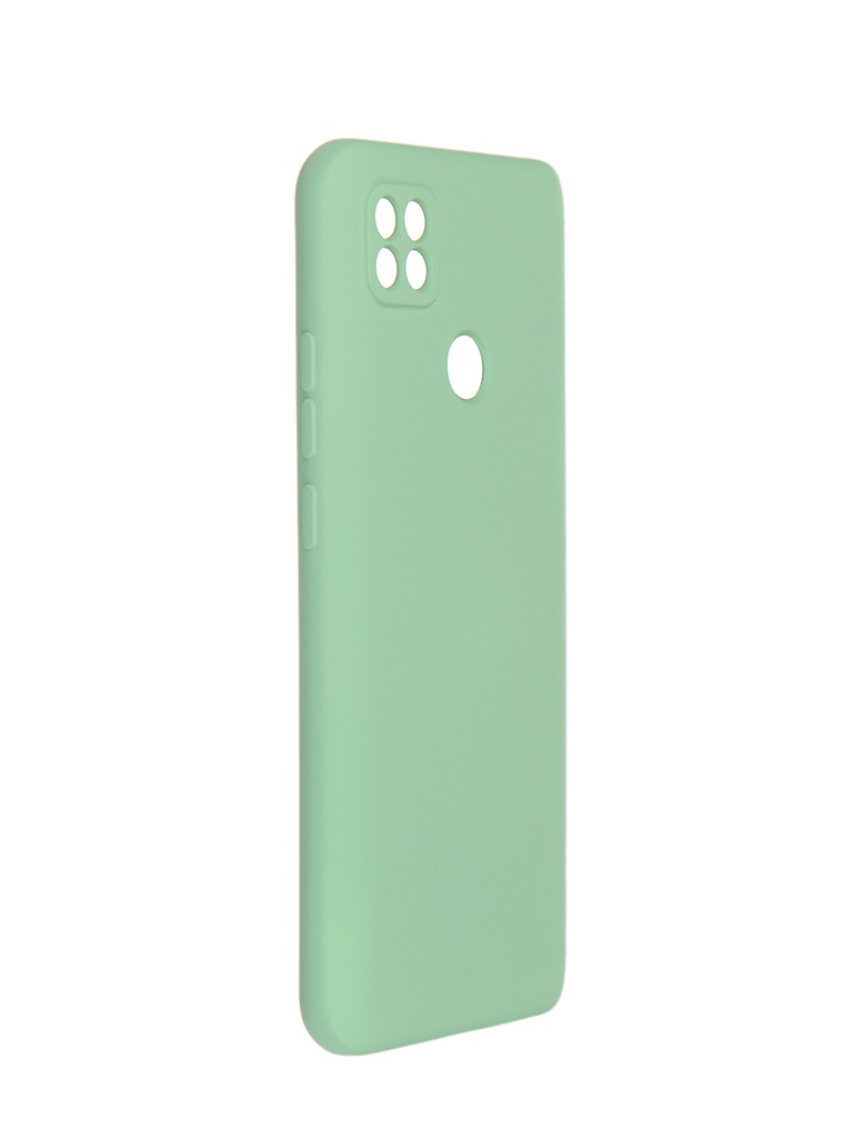 фото Чехол pero для xiaomi redmi 9c liquid silicone green pcls-0078-gr