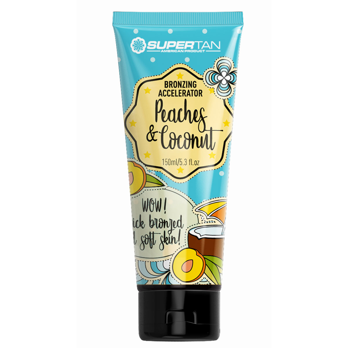 

Крем для солярия SuperTan Peaches Coconut & Cream 150 мл, kr-7695