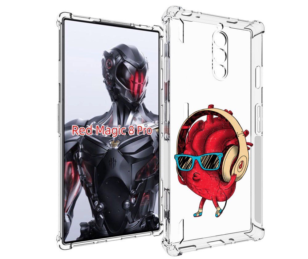 

Чехол MyPads слушай сердце для ZTE Nubia Red Magic 8 Pro / Red Magic 8 Pro Plus, Tocco