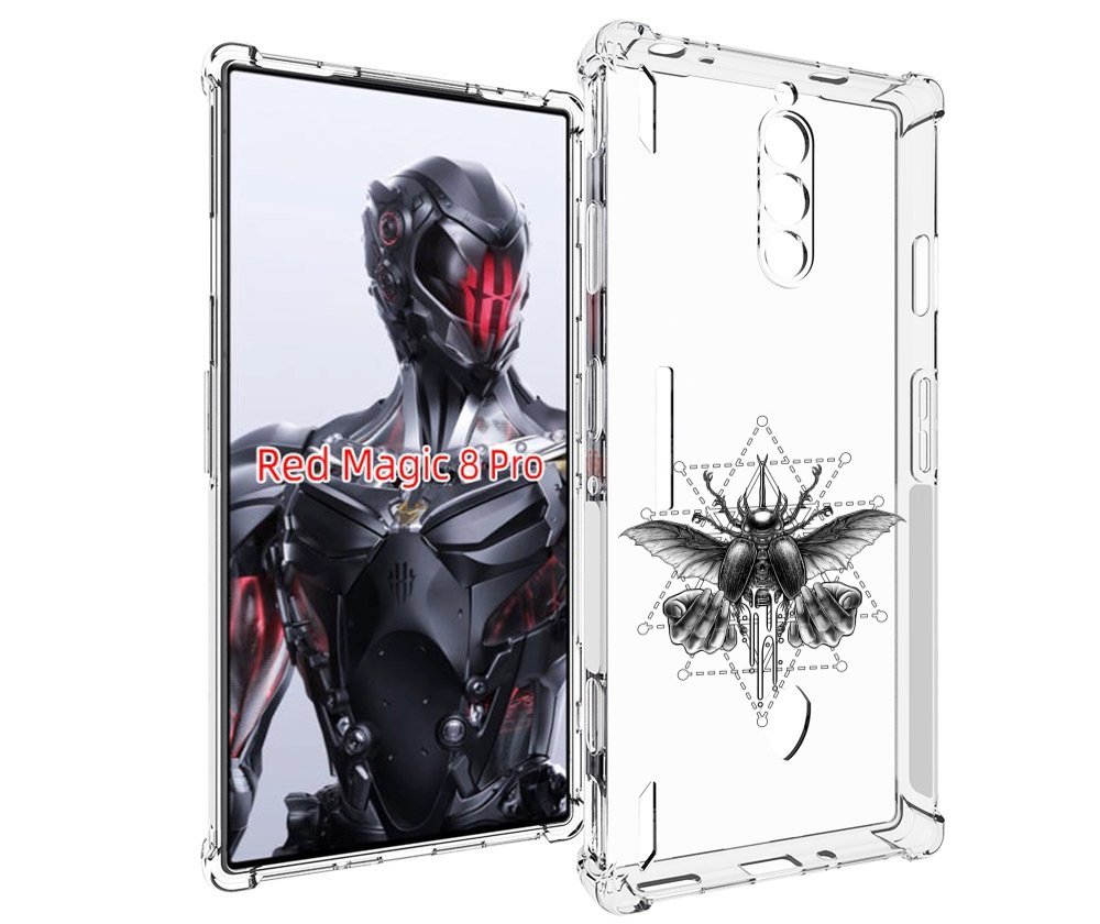 

Чехол MyPads скарабей для ZTE Nubia Red Magic 8 Pro / Red Magic 8 Pro Plus, Tocco