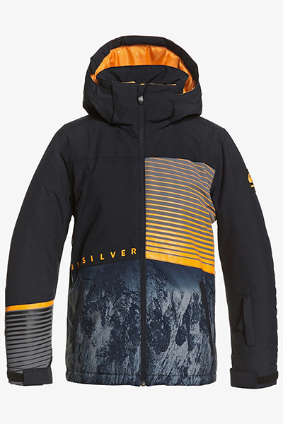 фото Детская сноубордическая куртка silvertip 8-16 черный 16 years quiksilver eqbtj03117