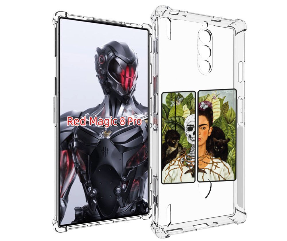 

Чехол MyPads сдвоенная картинка девушка скелет для ZTE Nubia Red Magic 8 Pro / Red Magi..., Tocco