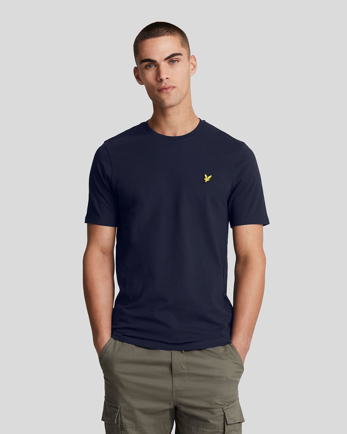 

Футболка мужская Lyle & Scott Plain T-shirt-2 синяя S, Синий, Plain T-shirt-2