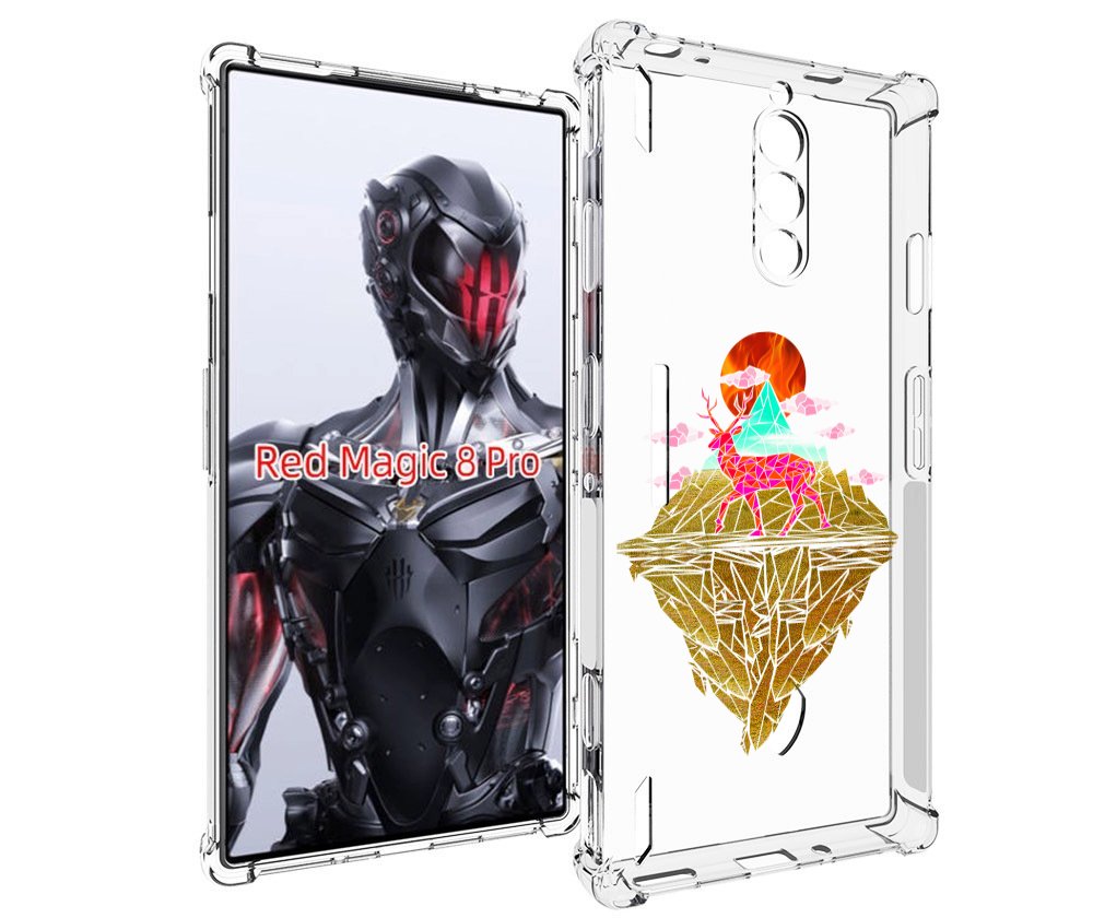 

Чехол MyPads розовый олень абстракция для ZTE Nubia Red Magic 8 Pro / Red Magic 8 Pro Plus, Tocco