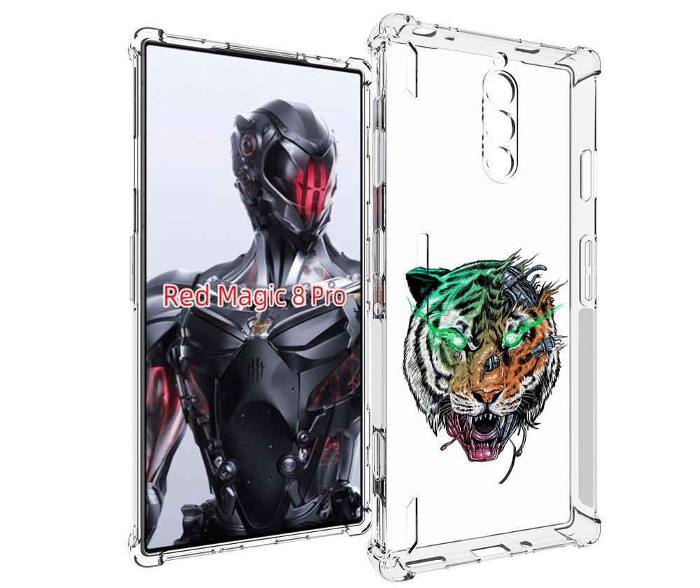 

Чехол MyPads робо-тигр для ZTE Nubia Red Magic 8 Pro / Red Magic 8 Pro Plus, Tocco