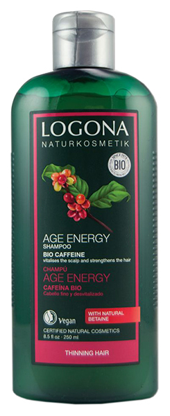 Шампунь LOGONA для укрепления волос Logona, с био-кофеином, 250 мл