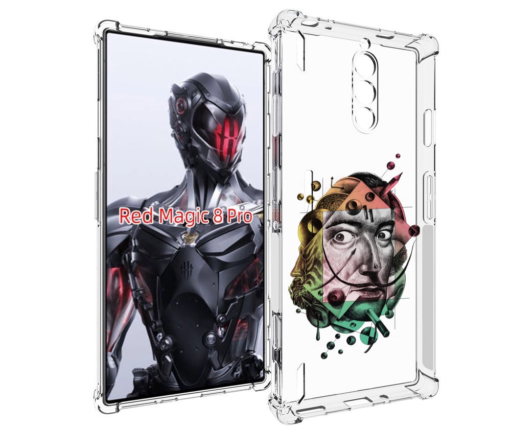 

Чехол MyPads разноцветное лицо абстракция для ZTE Nubia Red Magic 8 Pro / Red Magic 8 P..., Tocco