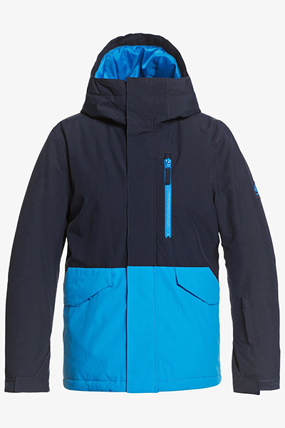 Детская сноубордическая куртка Mission Solid 8-16 синий 14 YEARS QUIKSILVER EQBTJ03118