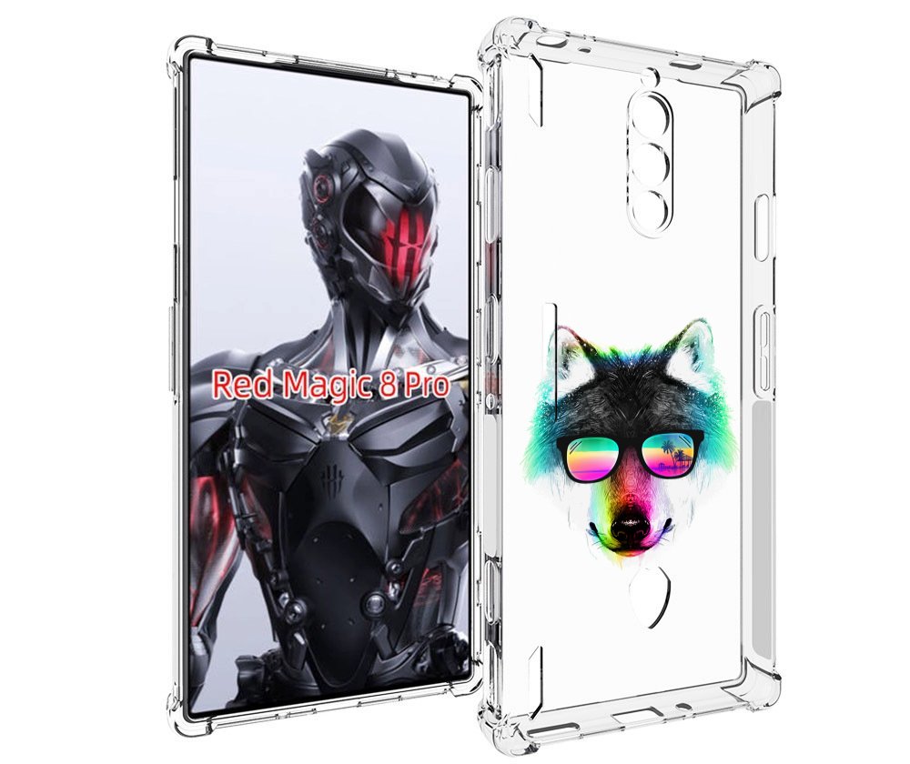 

Чехол MyPads радужный волк для ZTE Nubia Red Magic 8 Pro / Red Magic 8 Pro Plus, Tocco