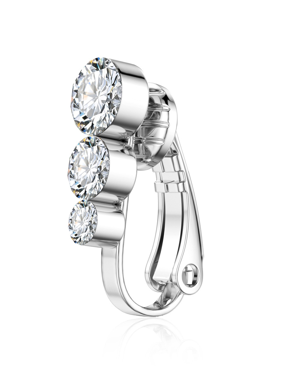 

Пирсинг из бижутерного сплава 4Love4You PR-PP-104, фианит, PR-PP-104
