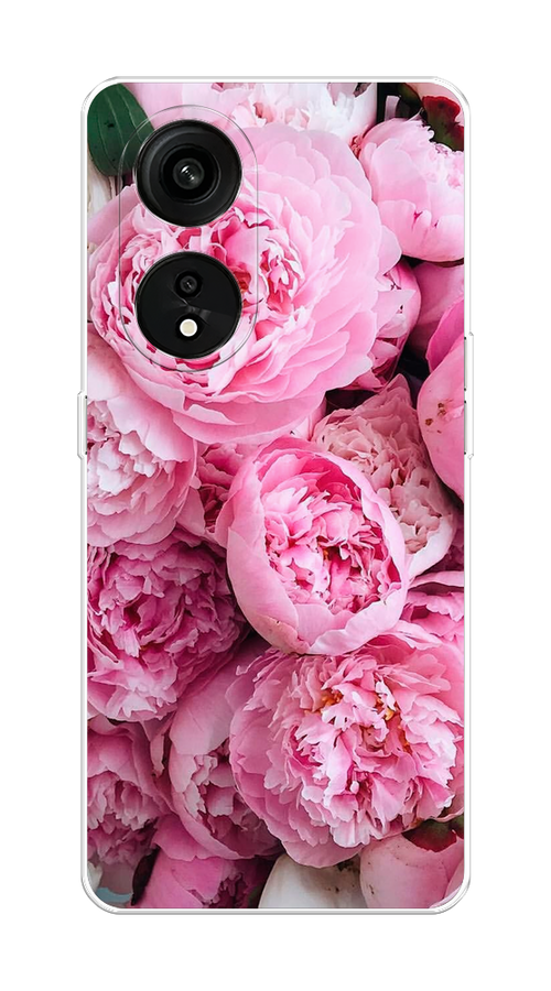

Чехол на Oppo Reno 8T 5G "Розовые пионы", Бежевый;розовый, 2513150-2