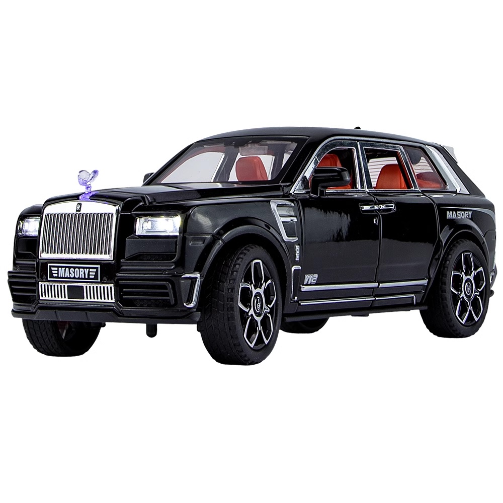 Модель XHD Rolls Roys Cullinan Mansory 1:24 B2408 черный 1 28 rolls royce phantom alloy car model diecasts