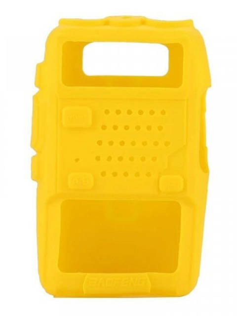 фото Чехол baofeng для uv-5r silicone yellow 14860