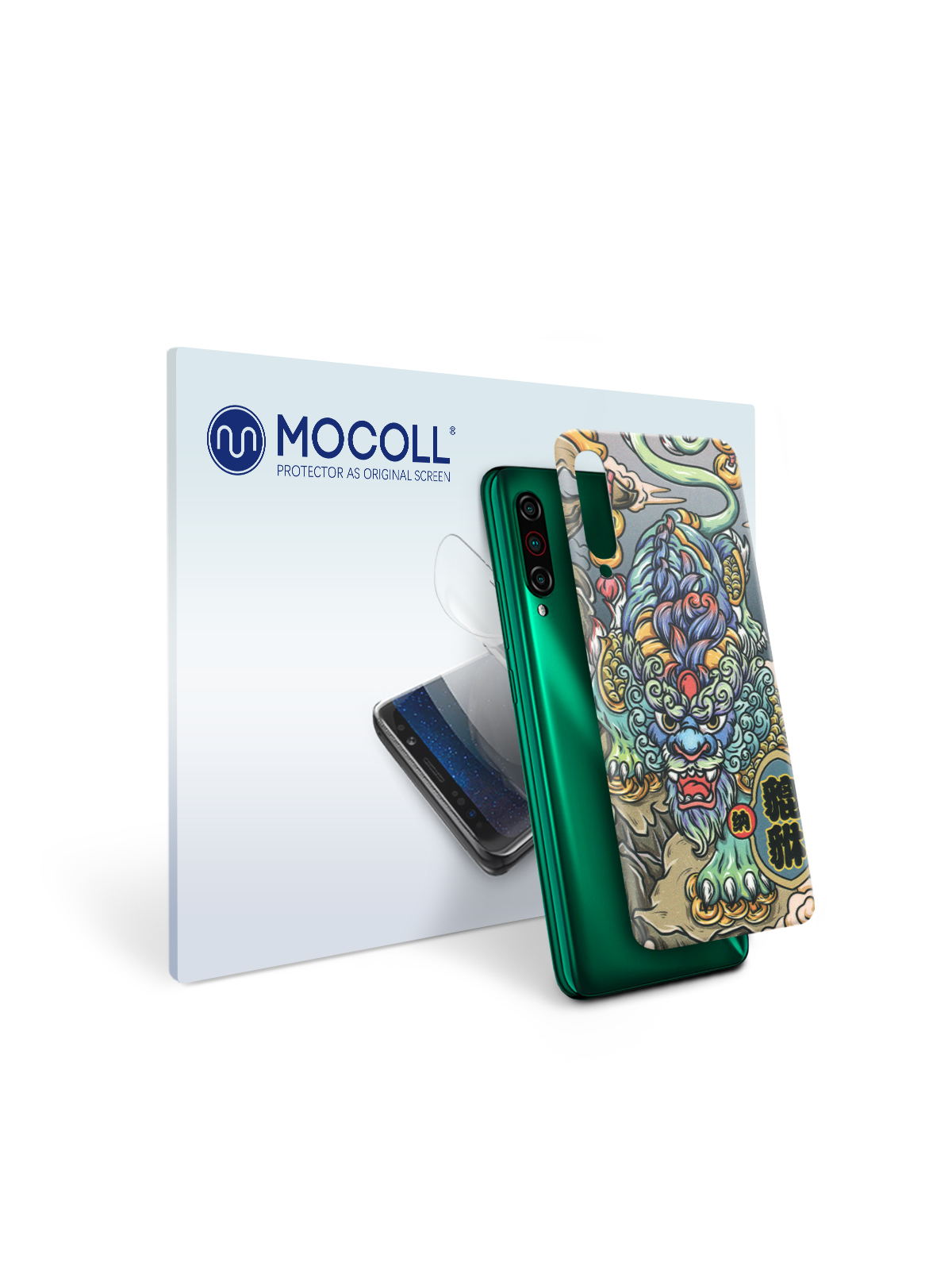 

Пленка защитная MOCOLL для задней панели Meizu X8 Рисунок дракон