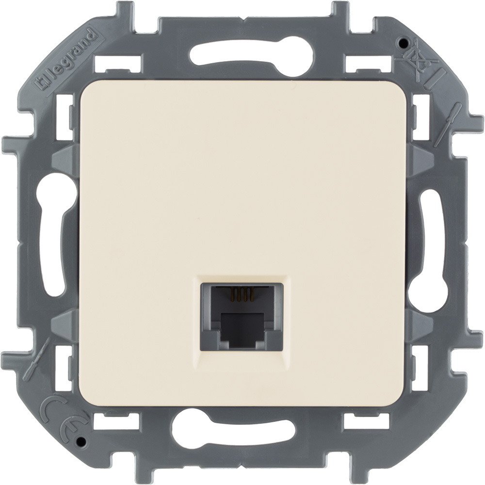 

Телефонная розетка Legrand INSPIRIA RJ11 2шт 673821.2, Белый