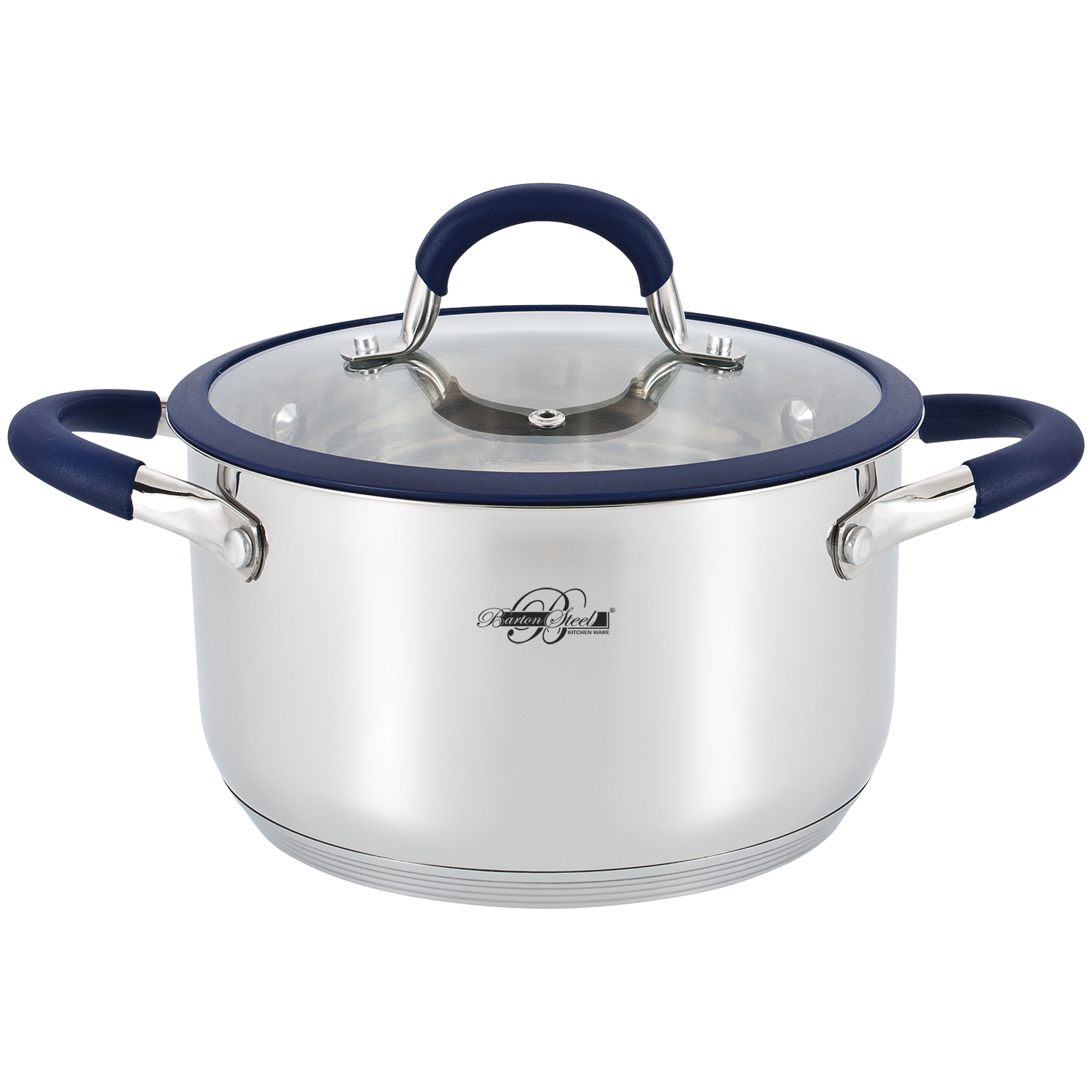 

Кастрюля BS 2217-22 4,5л. 5-ти шаговое дно, Серебристый, 2217-18 BS