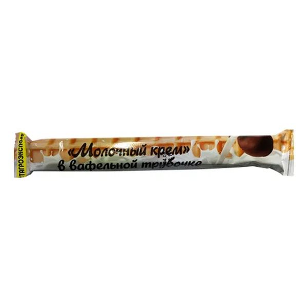 

Трубочка вафельная Русский свиток Candy Roll молочный крем СЗМЖ 70 г
