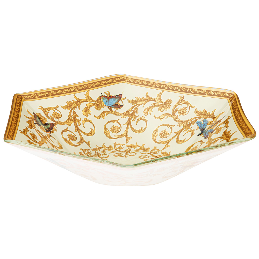 

Набор из 4 штук Салатник Lefard Monogram 25 см, стекло