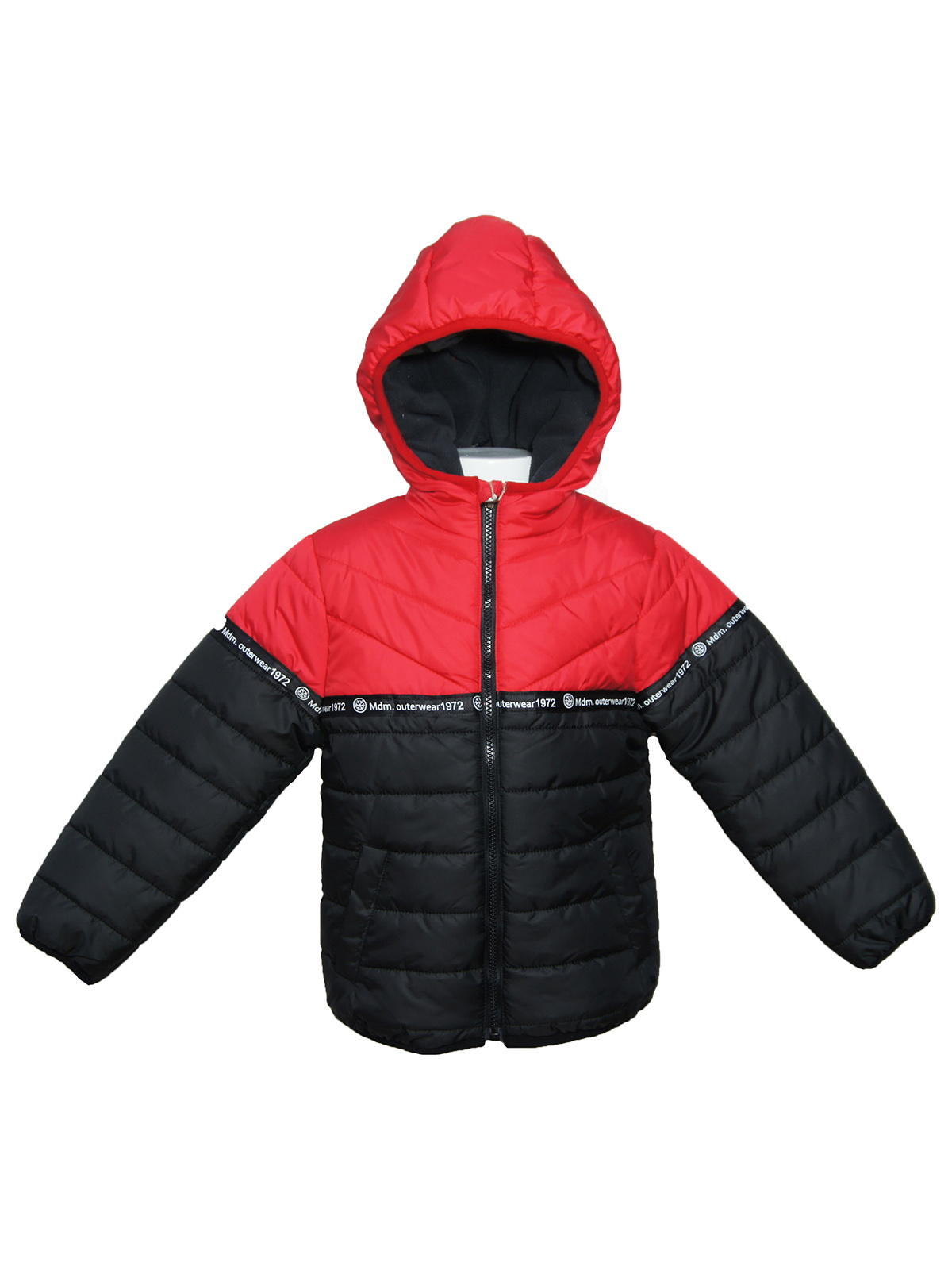 Куртка детская MDM MIDIMOD GOLD 20860, красный, 116 оранжевая стеганая куртка с капюшоном naumi детская