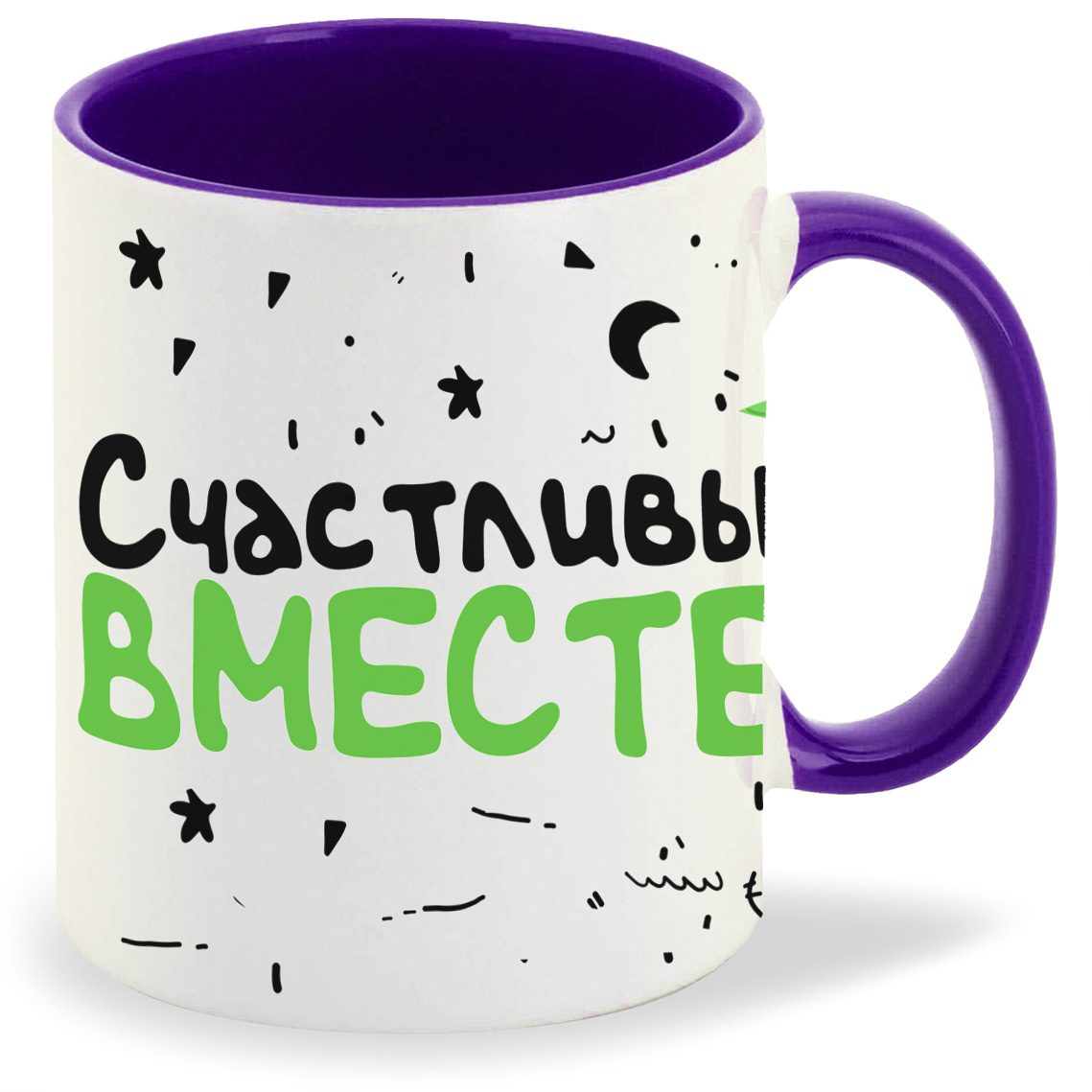 

Кружка CoolPodarok Счастливы вместе пара он