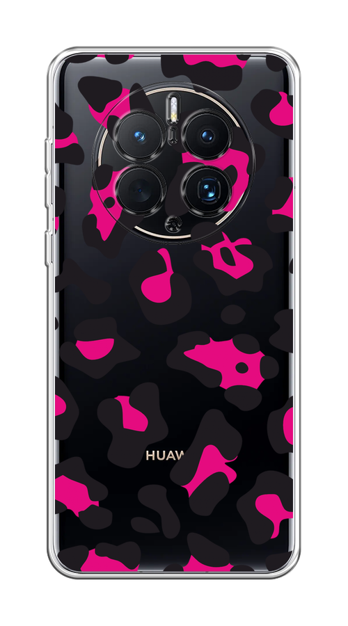 

Чехол на Huawei Mate 50 Pro "Pink cow spots", Черный;розовый, 6109950-1