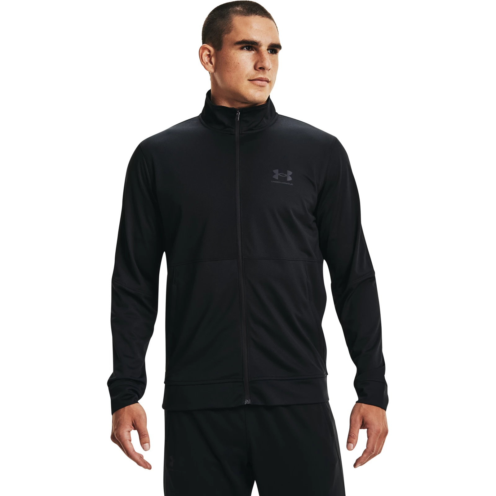 Куртка мужская Under Armour UA Pique Track Jacket, черный, M