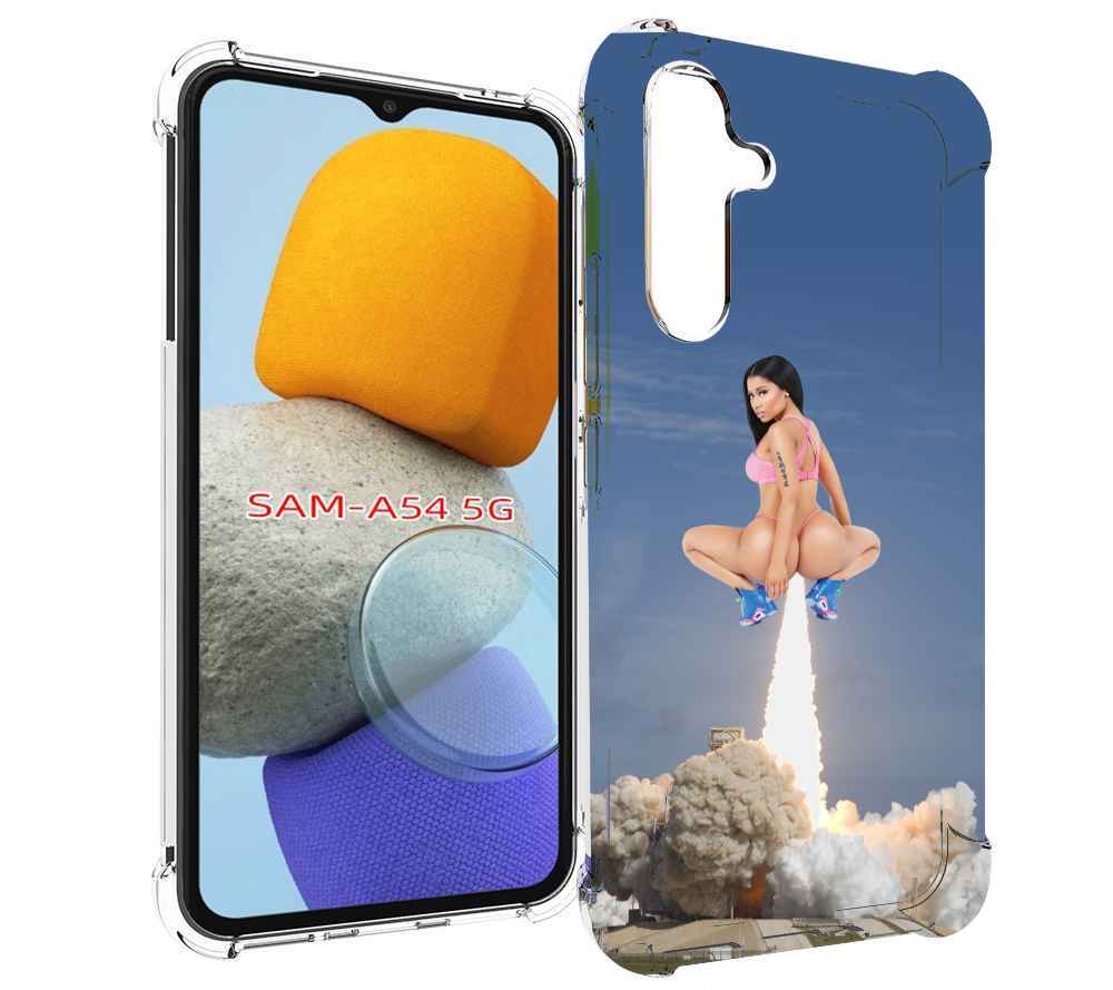 

Чехол MyPads ники-минаж-ракета детский для Samsung Galaxy A54, Tocco