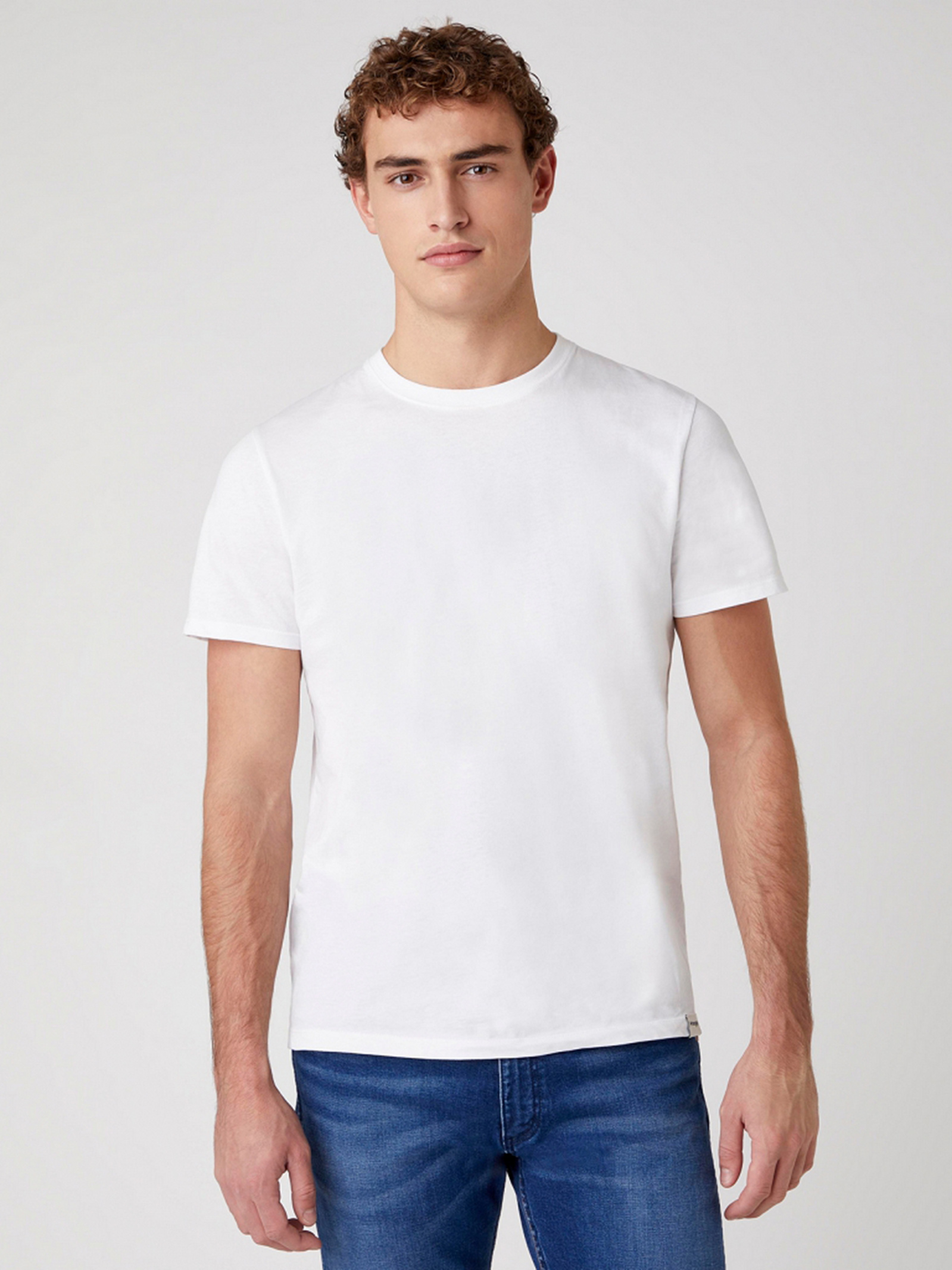 фото Футболка мужская wrangler w7badh989 белая 2xl