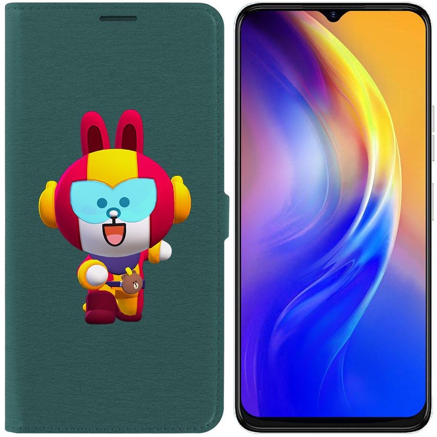 

Чехол-книжка Eco Book для Tecno Spark 10C Brawl Stars-Кони Макс
