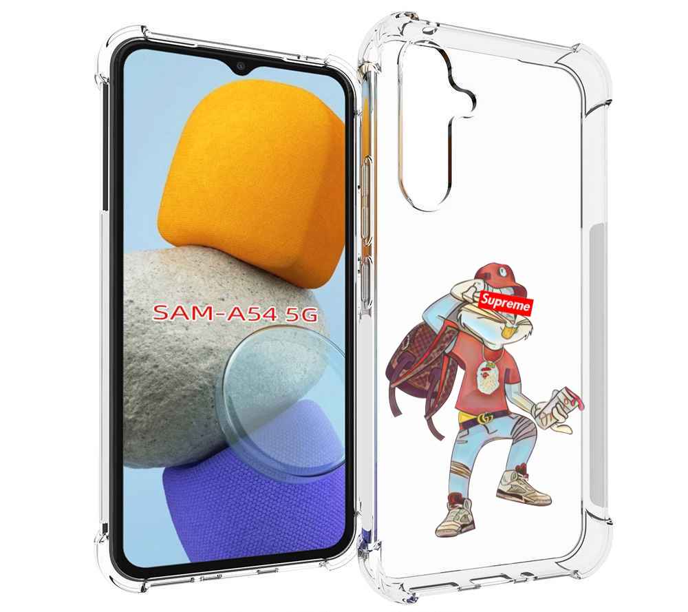 

Чехол MyPads моднявый-заяц детский для Samsung Galaxy A54, Tocco