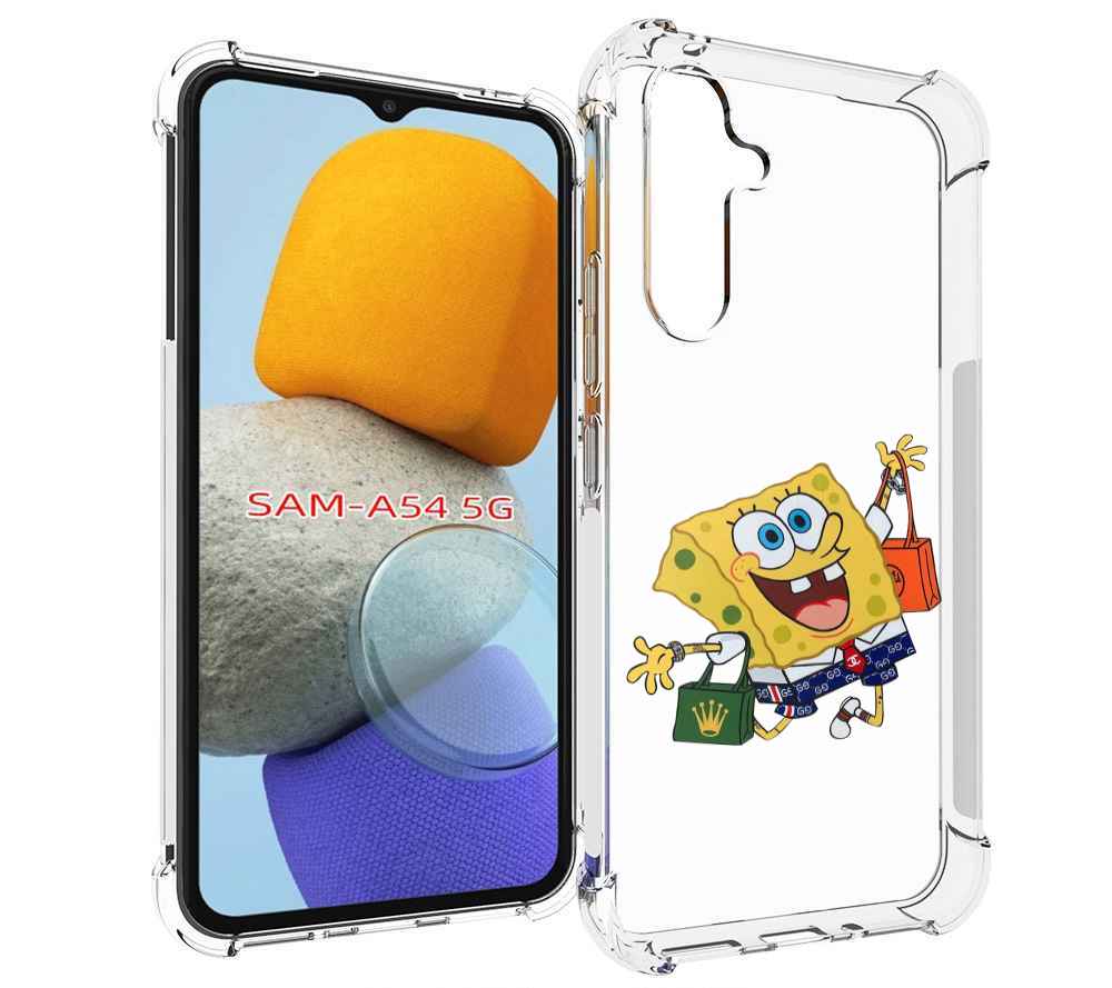 

Чехол MyPads модный-спанч-боб для Samsung Galaxy A54, Tocco