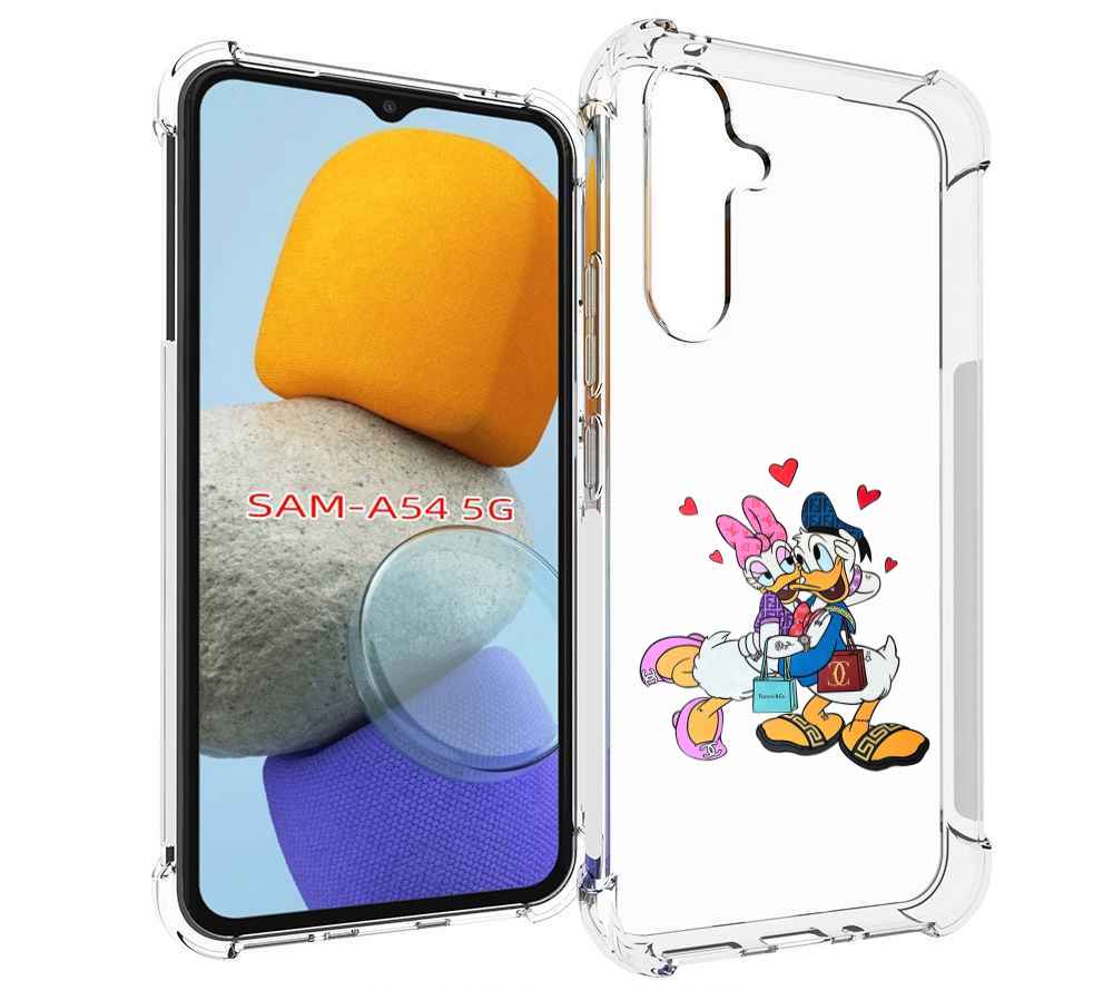 

Чехол MyPads модные-влюбленные-утки для Samsung Galaxy A54, Tocco