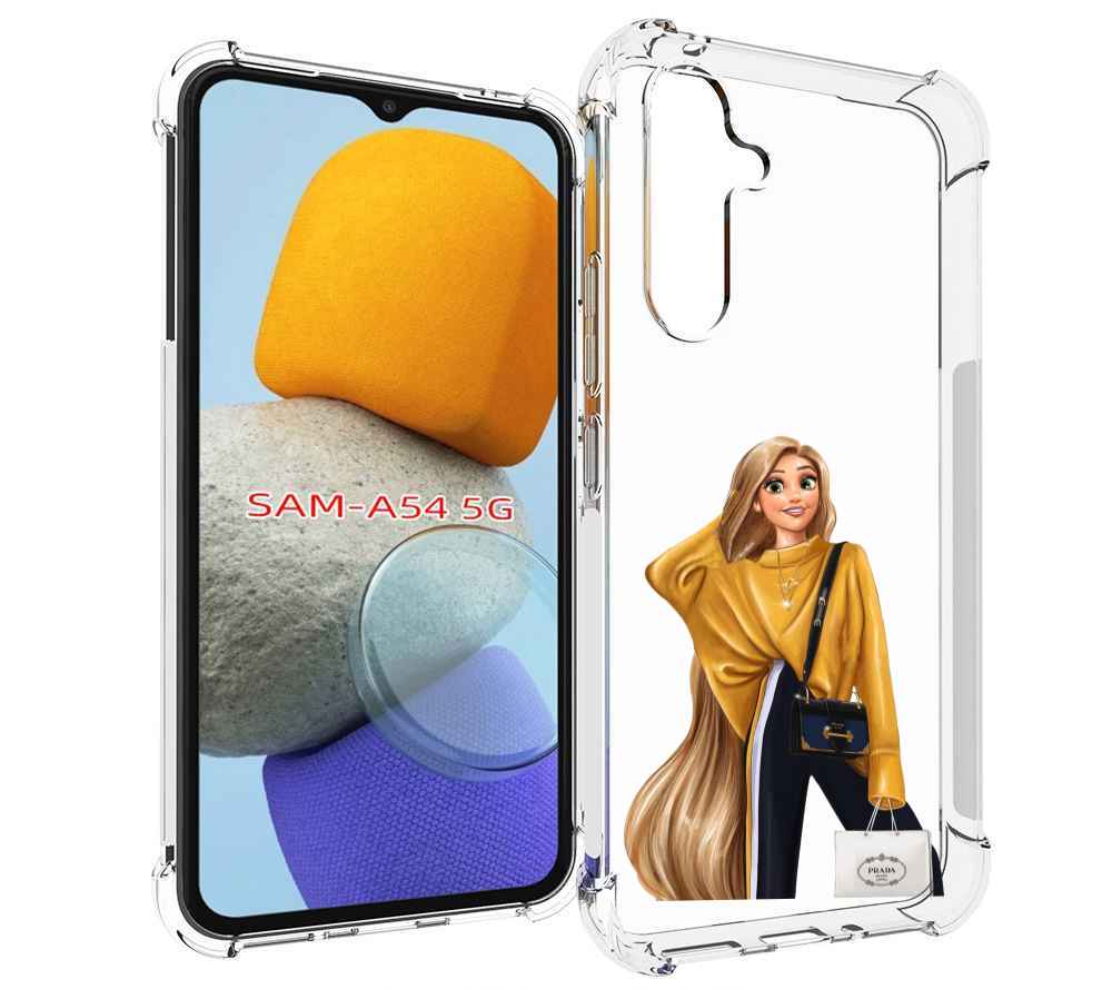 

Чехол MyPads модная-рапунсель женский для Samsung Galaxy A54, Tocco