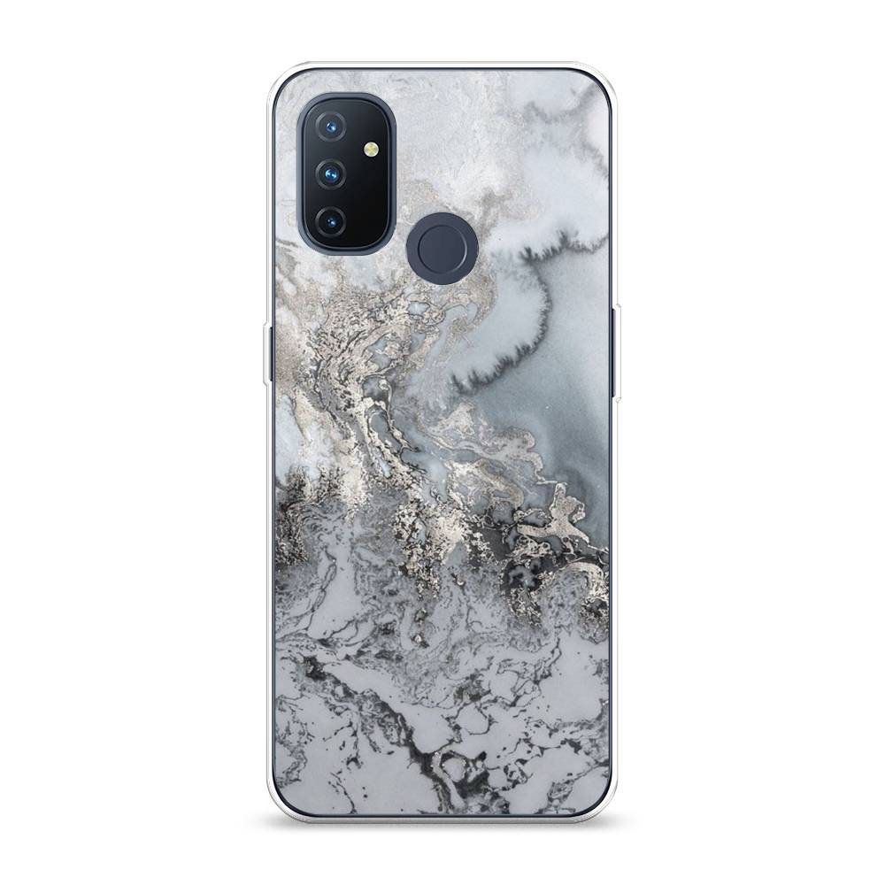 

Чехол Awog на OnePlus Nord N100 / ВанПлас Nord N100 "Морозная лавина серая", Серый;серебристый, 152450-3