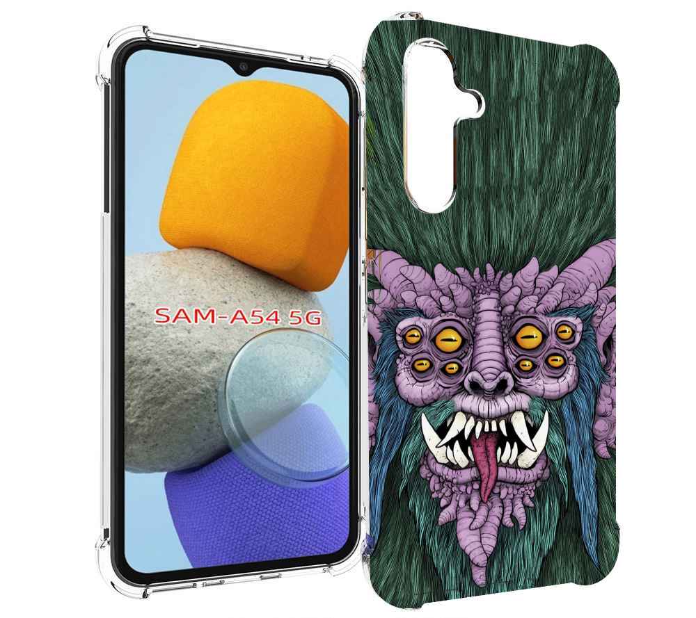 

Чехол MyPads многоглазый черт для Samsung Galaxy A54, Tocco