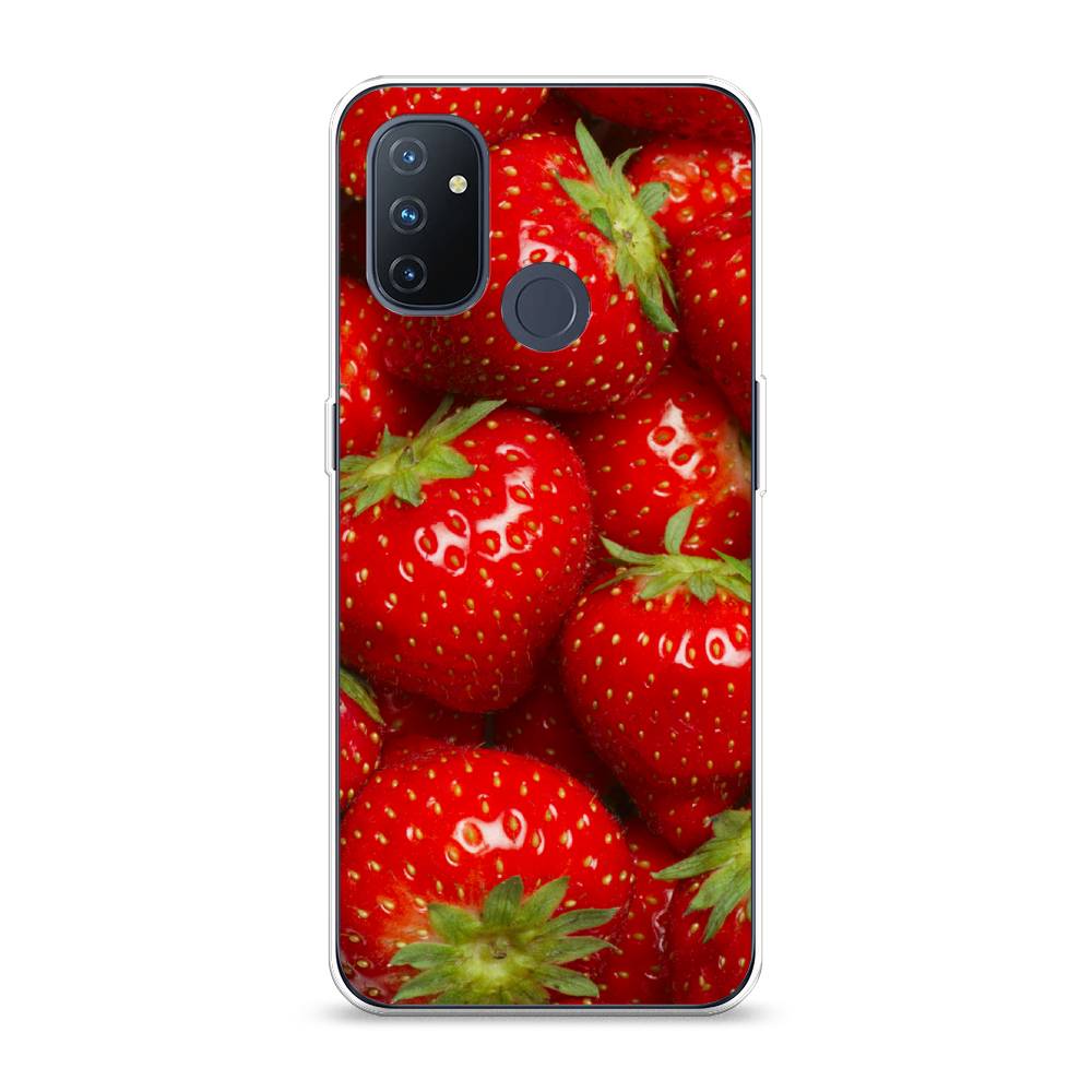 

Чехол Awog на OnePlus Nord N100 / ВанПлас Nord N100 "Клубника", Красный;зеленый, 152450-10