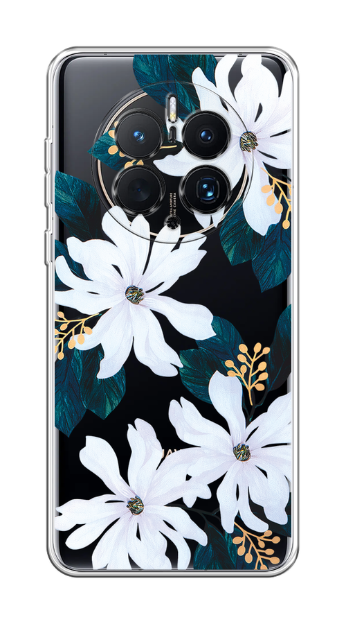 

Чехол на Huawei Mate 50 Pro "Delilah Flower", Зеленый;белый, 6109950-1