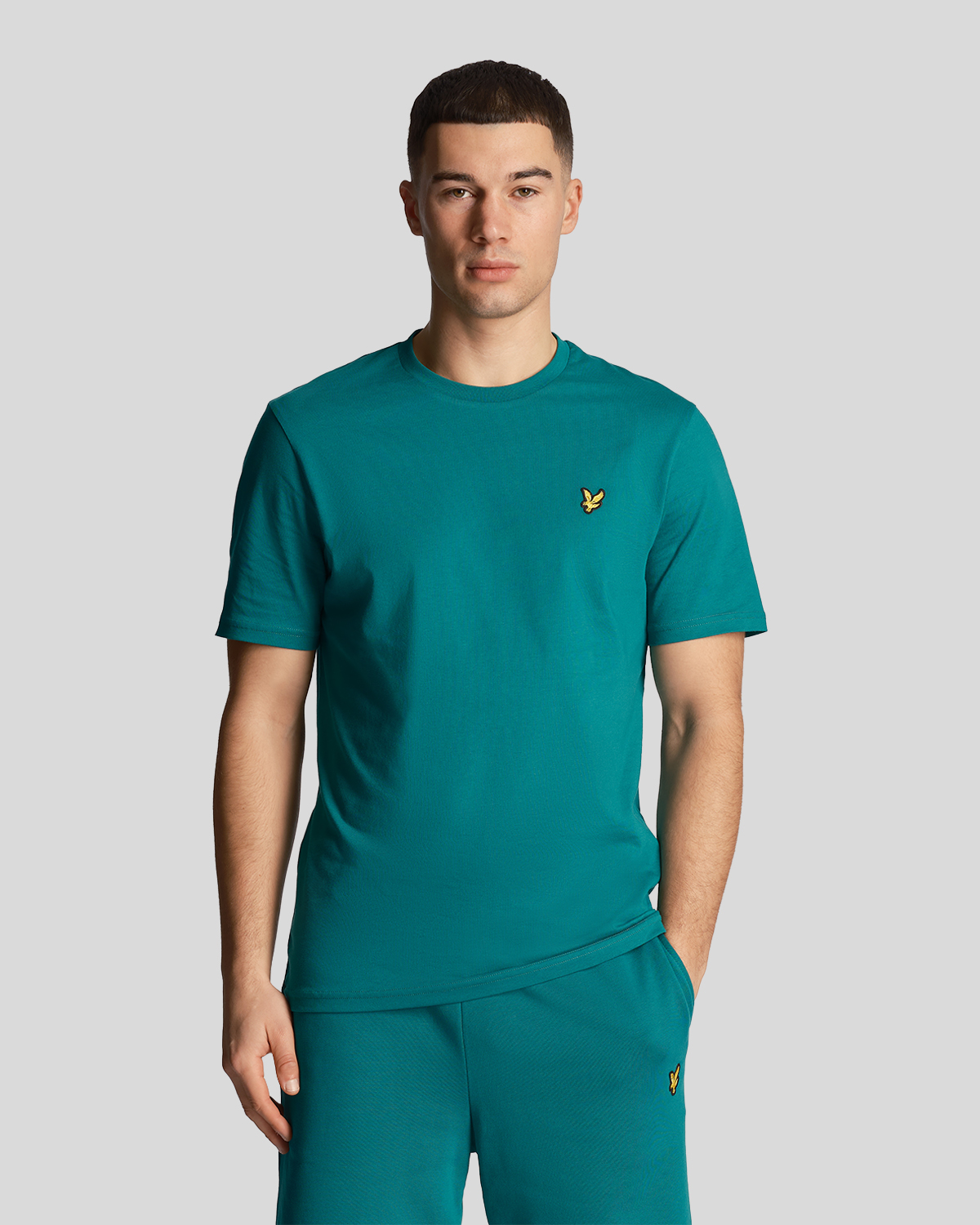 

Футболка мужская Lyle&Scott Plain T-shirt зеленая XL, Зеленый, Plain T-shirt