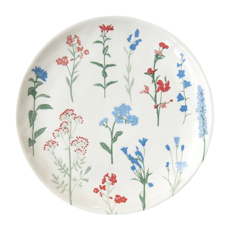 

Тарелка десертная Mille fleurs, Вариант: С синими и красными цветами