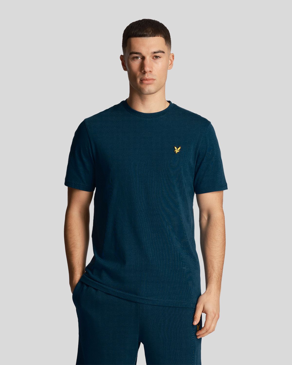 Футболка мужская Lyle Scott Plain T-shirt бирюзовая S 1990₽