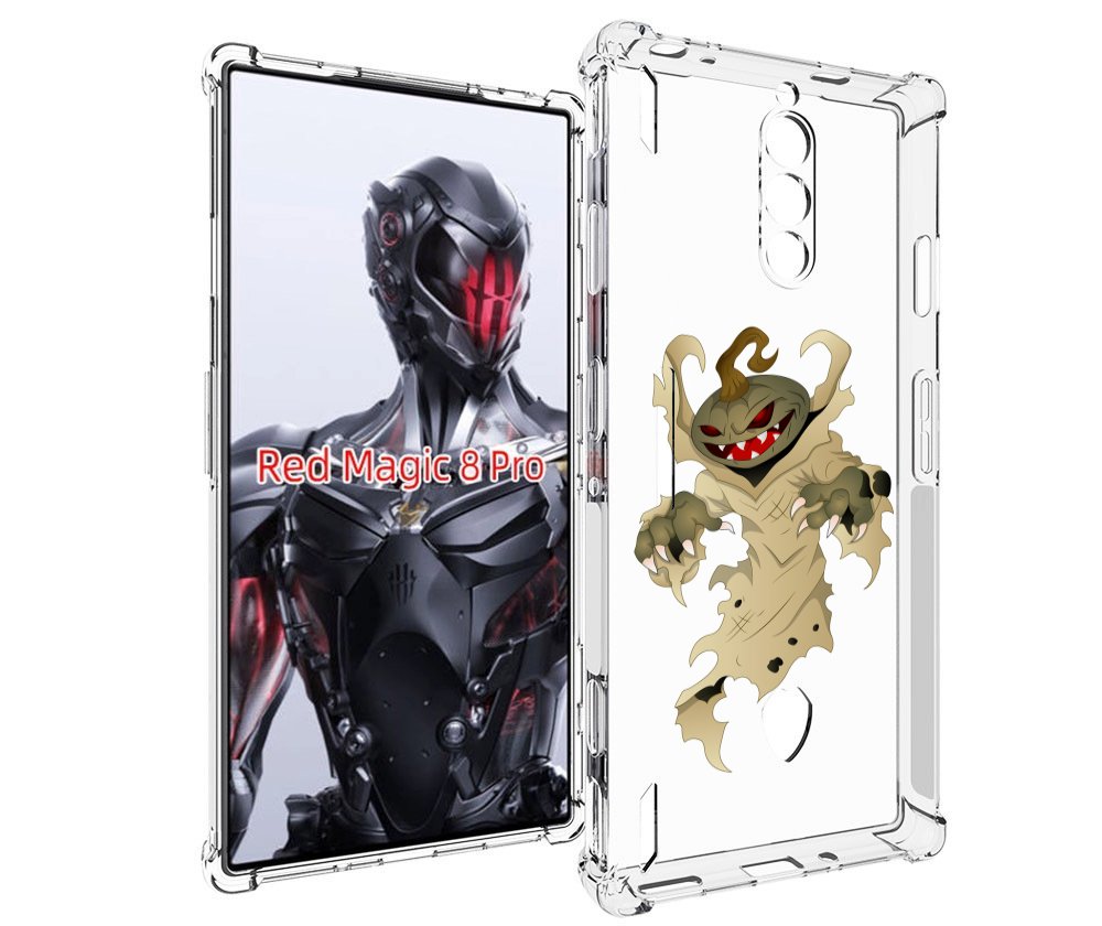 Чехол MyPads призрак хэллоуина для ZTE Nubia Red Magic 8 Pro / Red Magic 8 Pro Plus
