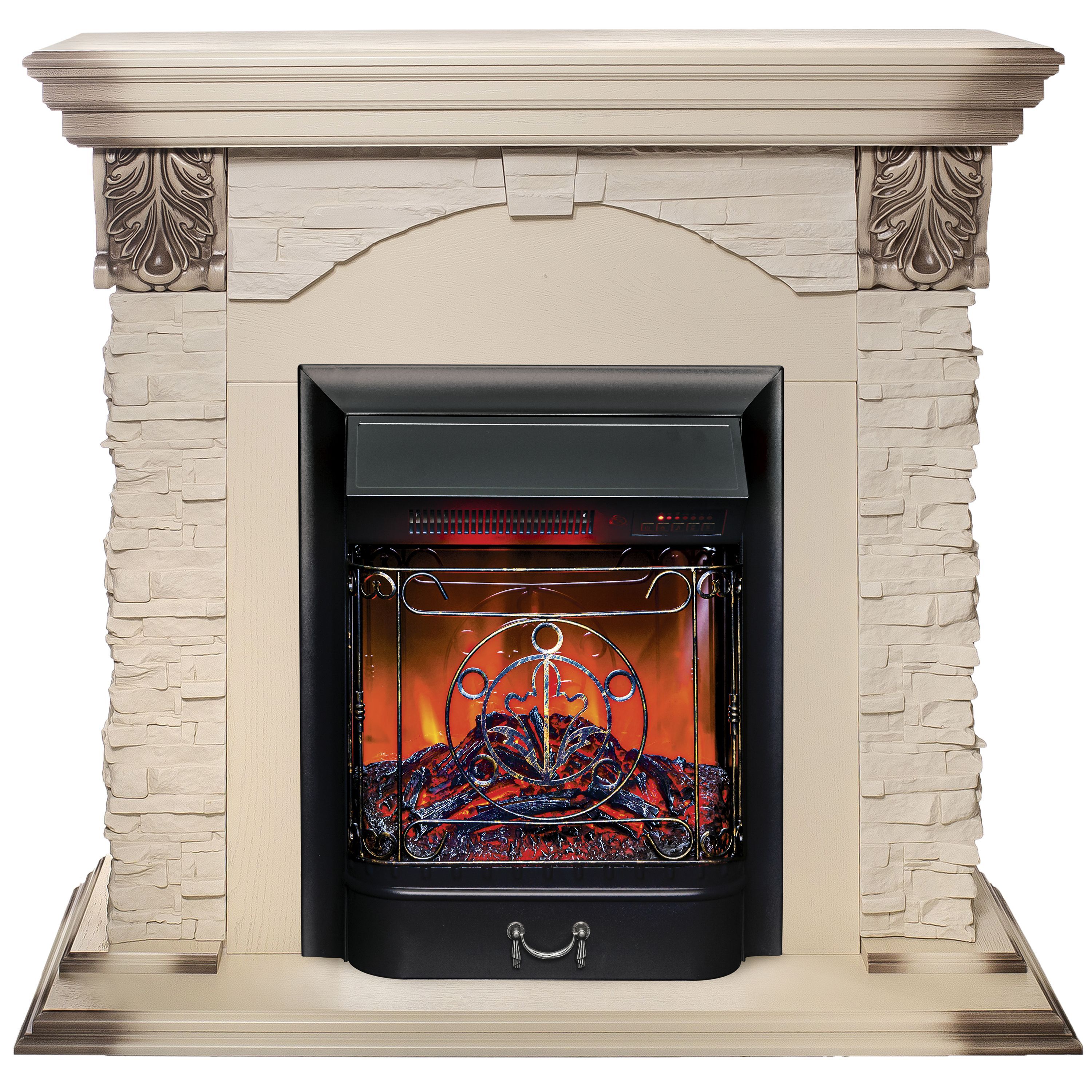 

Электрокамин RealFlame Dublin Lux STD/EUG WT-615 с очагом Majestic Lux Black, DUBLIN LUX STD/EUG WT-615 с очагом Majestic Lux Black