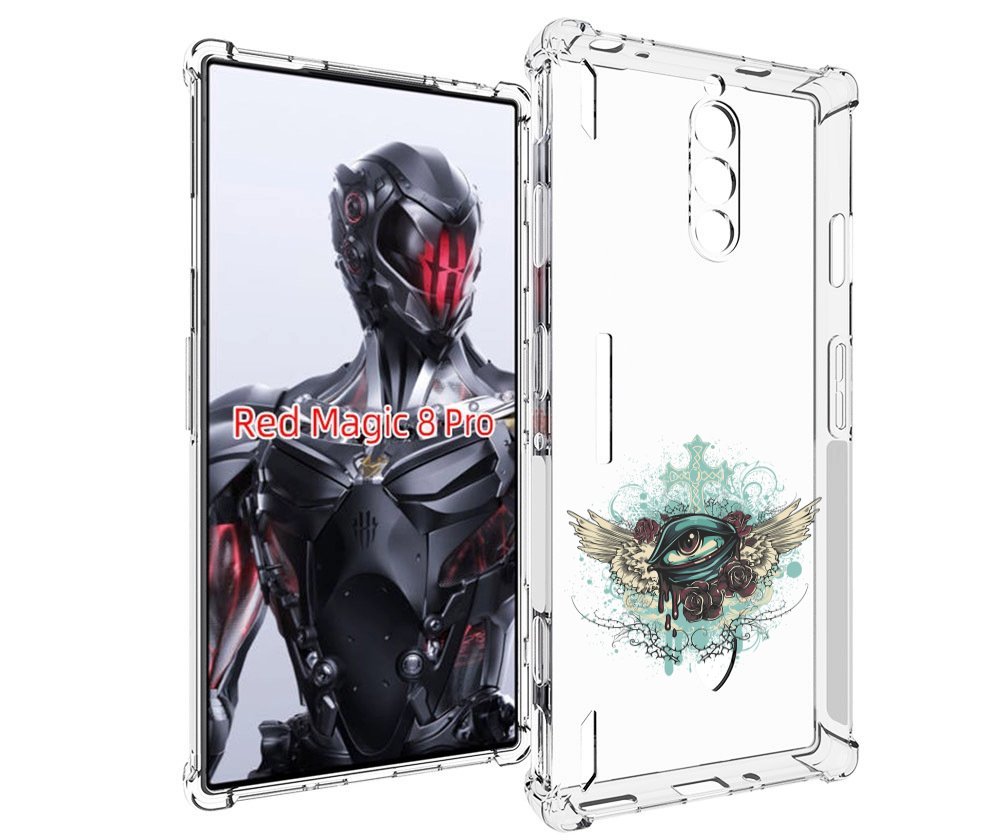 

Чехол MyPads плачущий глаз с крыльями для ZTE Nubia Red Magic 8 Pro / Red Magic 8 Pro Plus, Tocco