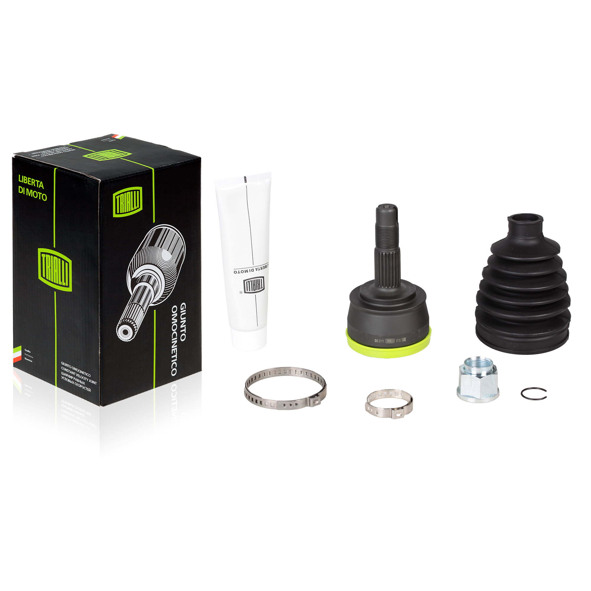 

ШРУС наружный для автомобилей Corsa D (06-) 1.2i/1.4i (21 шлц.) TRIALLI GO2111