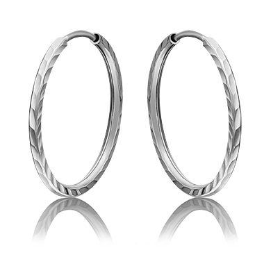 

Серьги женские из золота ЮЗ Платина 02-0074-32-000-1120-19, без вставки, 02-0074-32-000-1120-19
